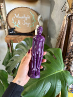 Purple Male Body Candle