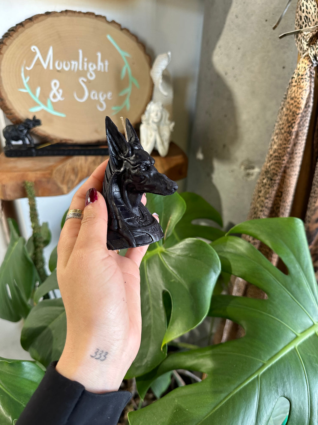 Anubis Candle