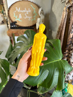 Yellow Male Body Candle