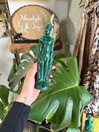 Green Male Body Candle