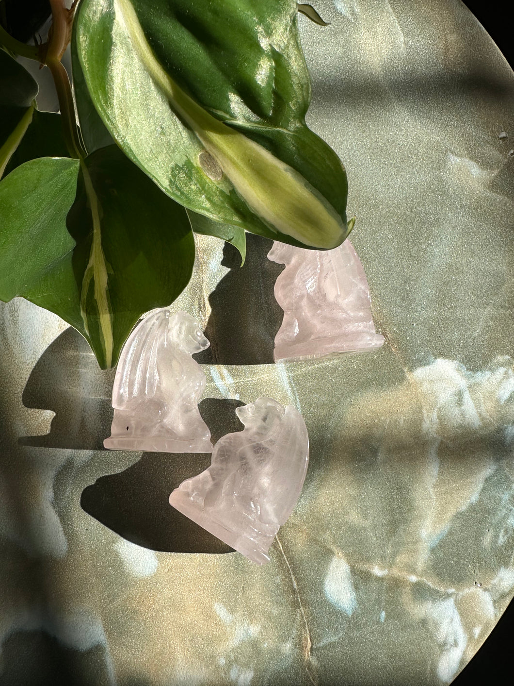 Rose Quartz Dragon Crystal