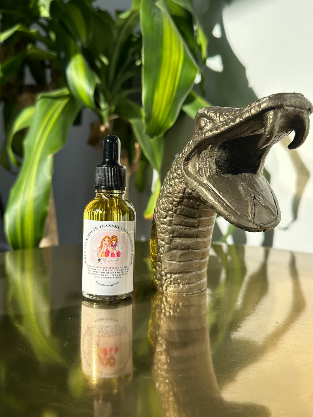 Run Your Mouth Transmutation Spell Oil