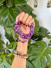 Load image into Gallery viewer, Crystal Visions Waist Beads Divination, Insight, Wisdom Spelled Beads - Sixth Sense (Shades of Purple)
