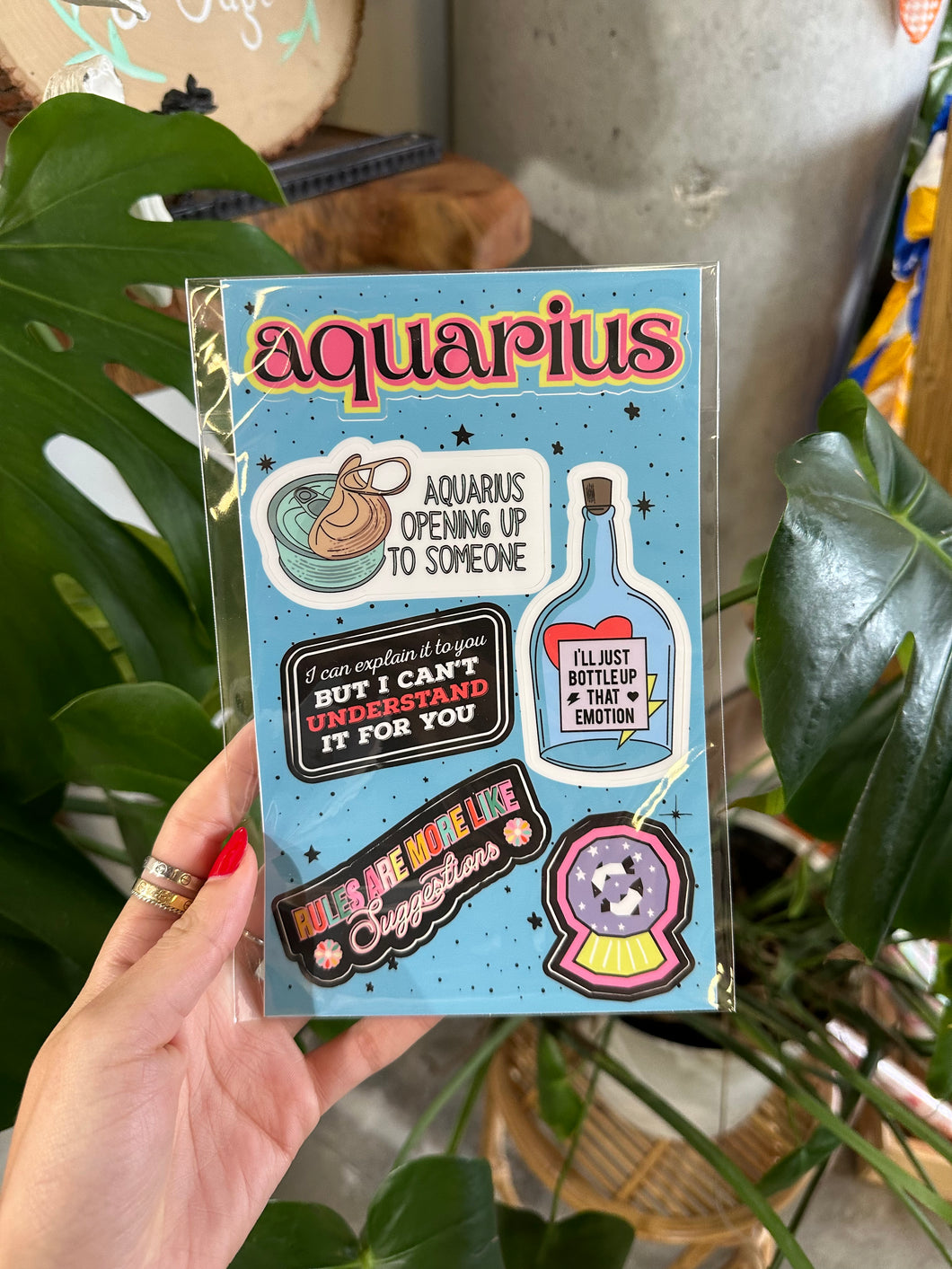 Aquarius Sticker Sheet Pack