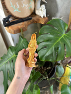 Gold Santa Muerte Candle - 5