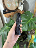 Black Santa Muerte Candle - 5