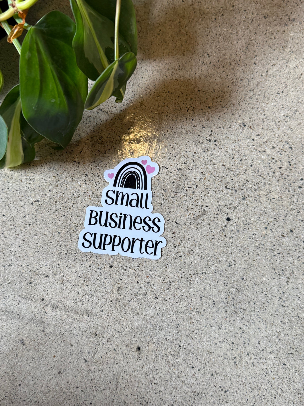 Small Business Supporter Sticker