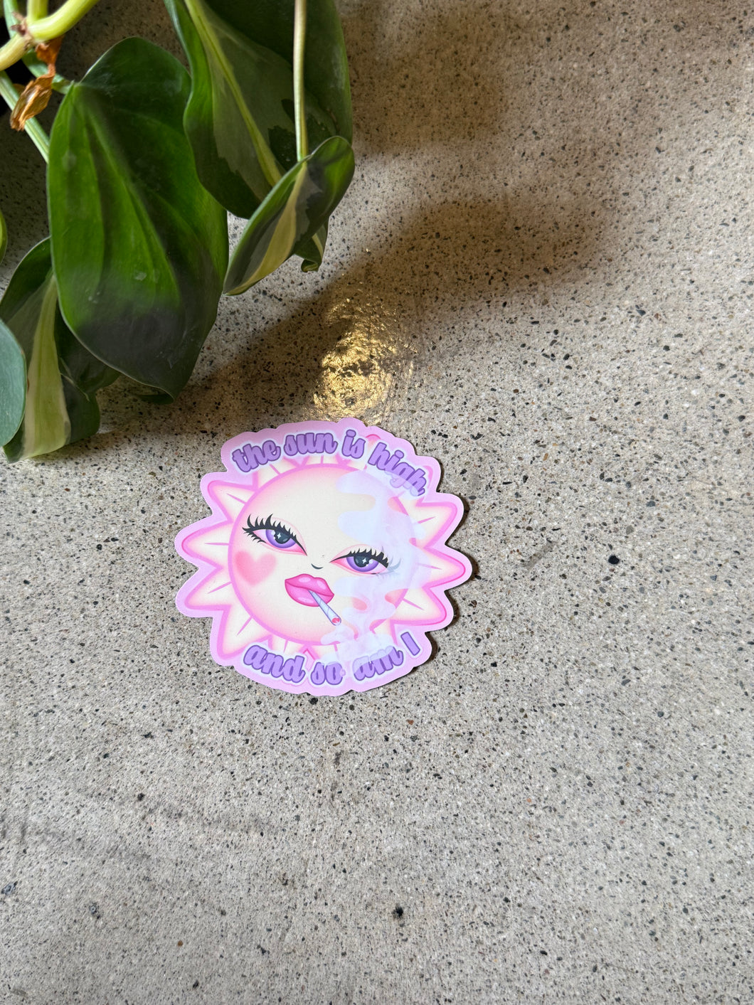 The Sun is High Sticker