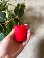 Red Votive Candle