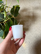White Votive Candle
