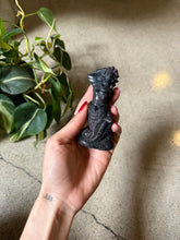 Load image into Gallery viewer, Garnet Medusa Crystal Carving

