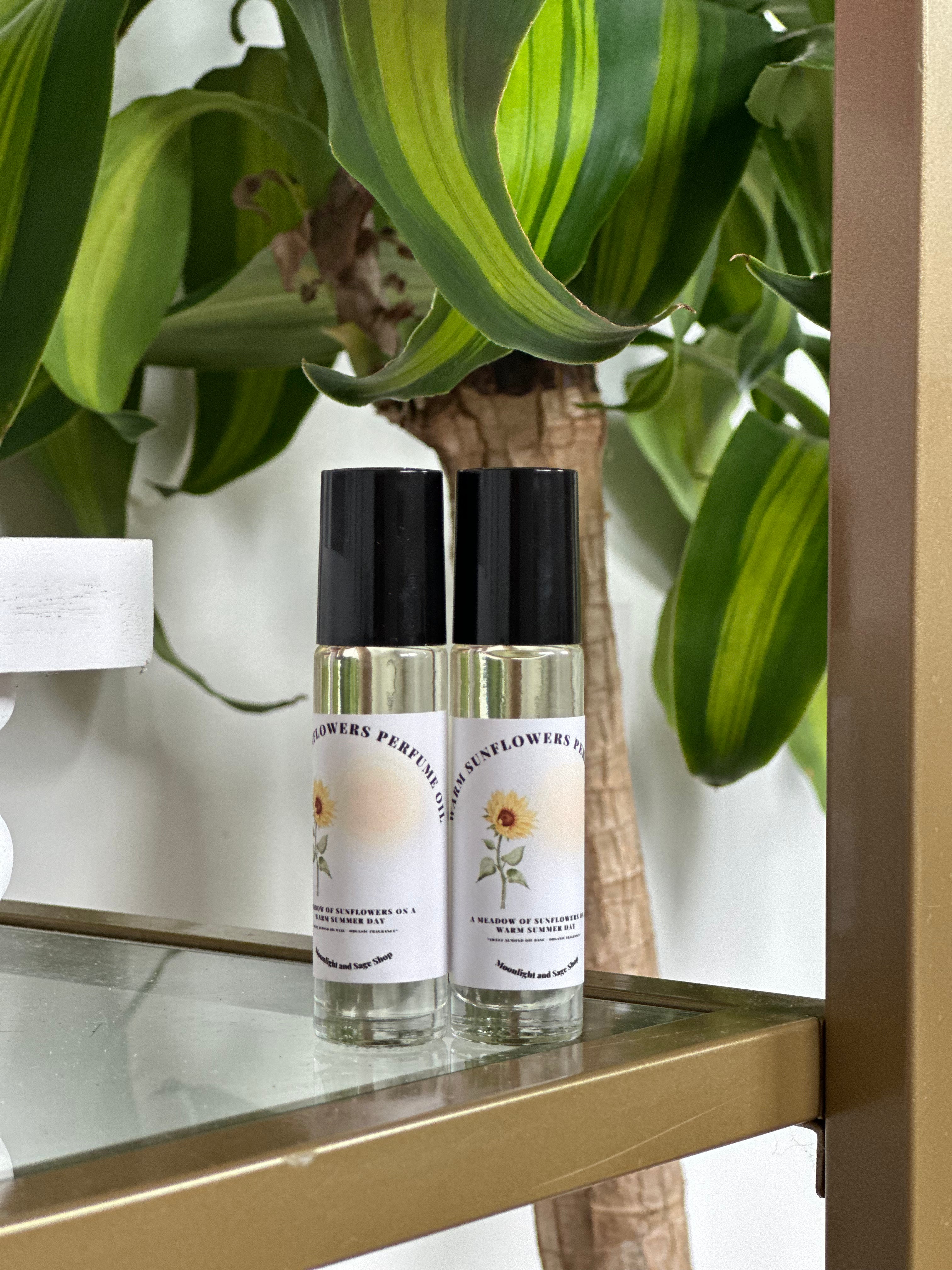 Warm Sunflowers - Perfume Oil – Moonlight And Sage Shop