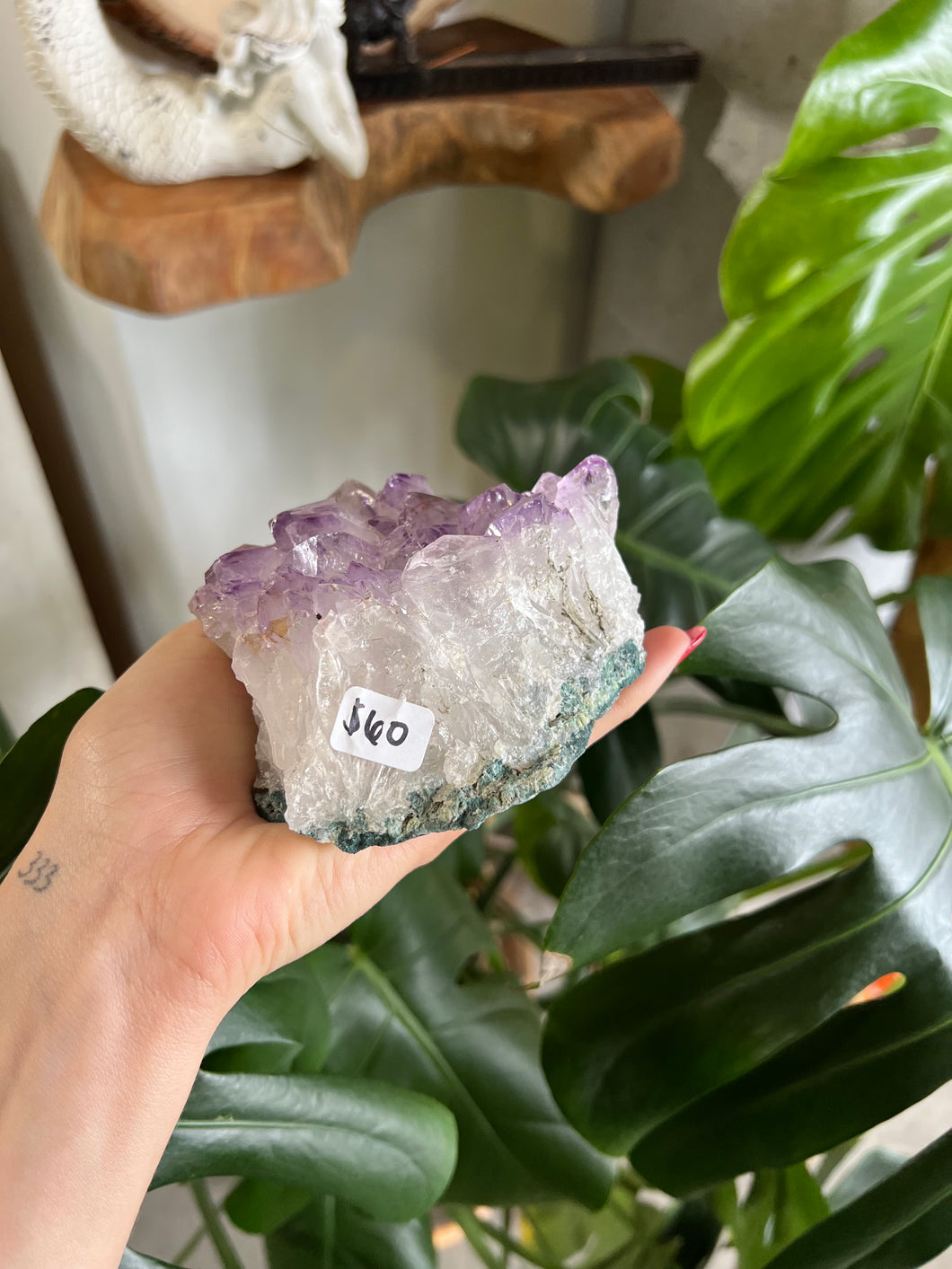 Raw Amethyst Crystal - D (Soothing, Healing, Protective)