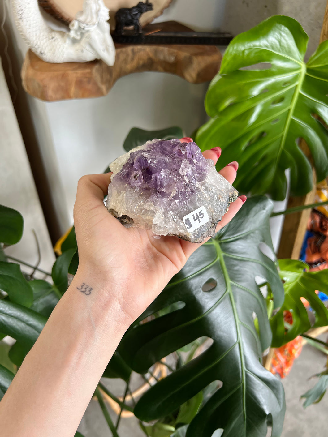 Raw Amethyst Crystal - C (Soothing, Healing, Protective)