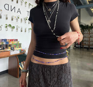 Crystal Visions Spelled Waist Beads - High Priestess