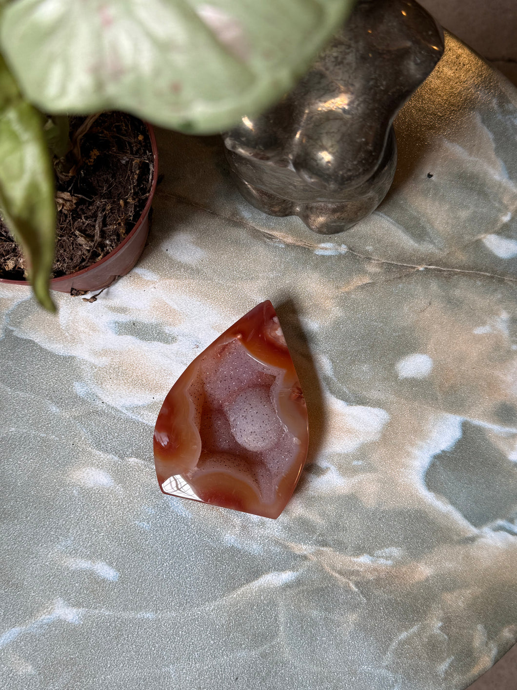Carnelian Crystal Flame