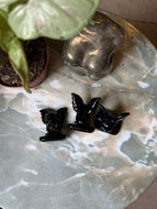 Black Obsidian Gargoyle Crystal Carving