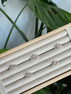 Rose Quartz Silver and Platinum Ring From Namibia