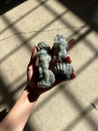 Labradorite Birth Of Venus Crystal Carving