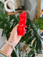 Embracing Couple Candle - Red