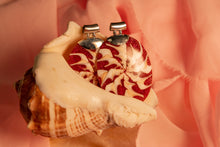 Load image into Gallery viewer, Enchanted Medium Oval Cone Shell With Red Resin Necklace
