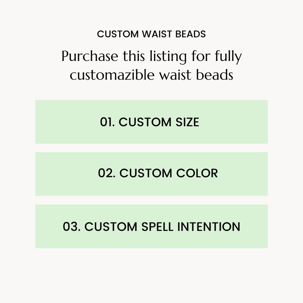 Custom Waist Beads