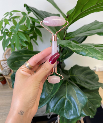 Rose Quartz Facial Roller