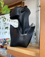Aquarius Zodiac Necklace Sterling Silver