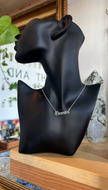 Gemini Zodiac Necklace Sterling Silver