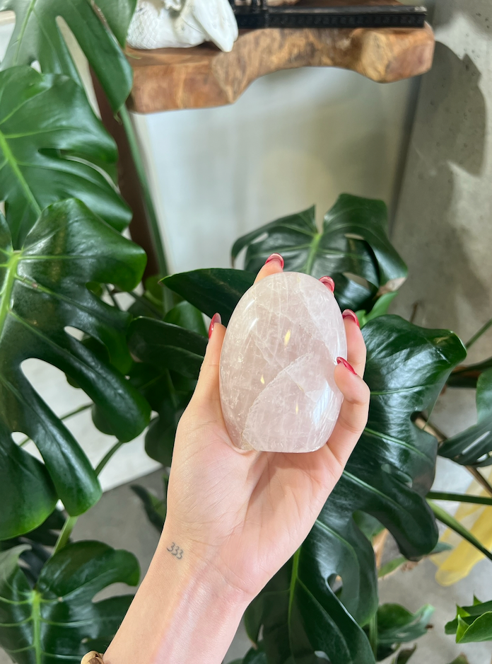 Rose Quartz Freestanding Free Form - F