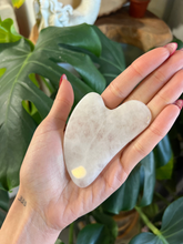 Load image into Gallery viewer, Enchanted Mirror Mirror Glamour Clear Quartz Gua Sha Crystal Carving - Enchanted by Anastasia
