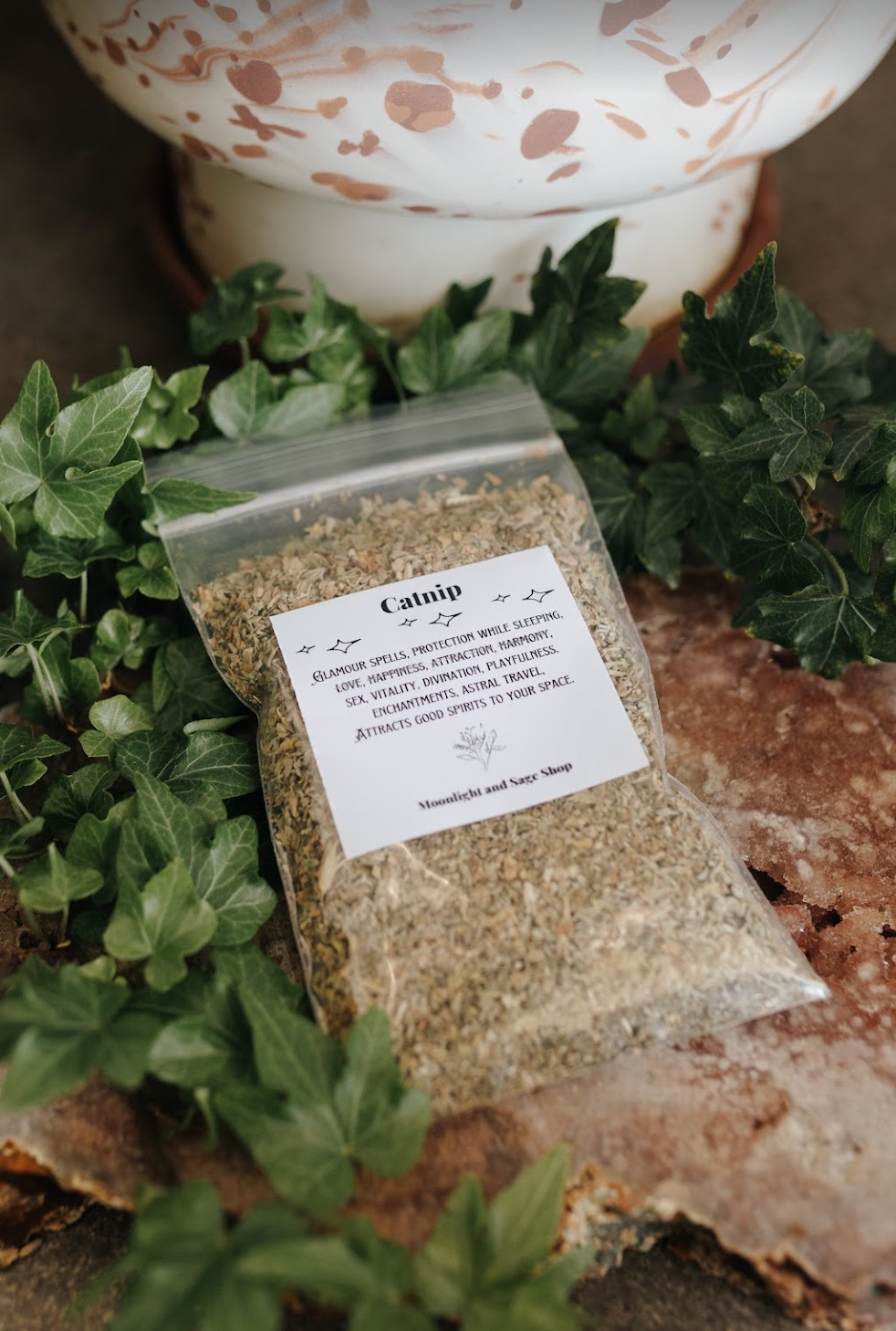 Catnip Herb (Happiness, Harmony, Attraction, Glamour Spells, Divination)