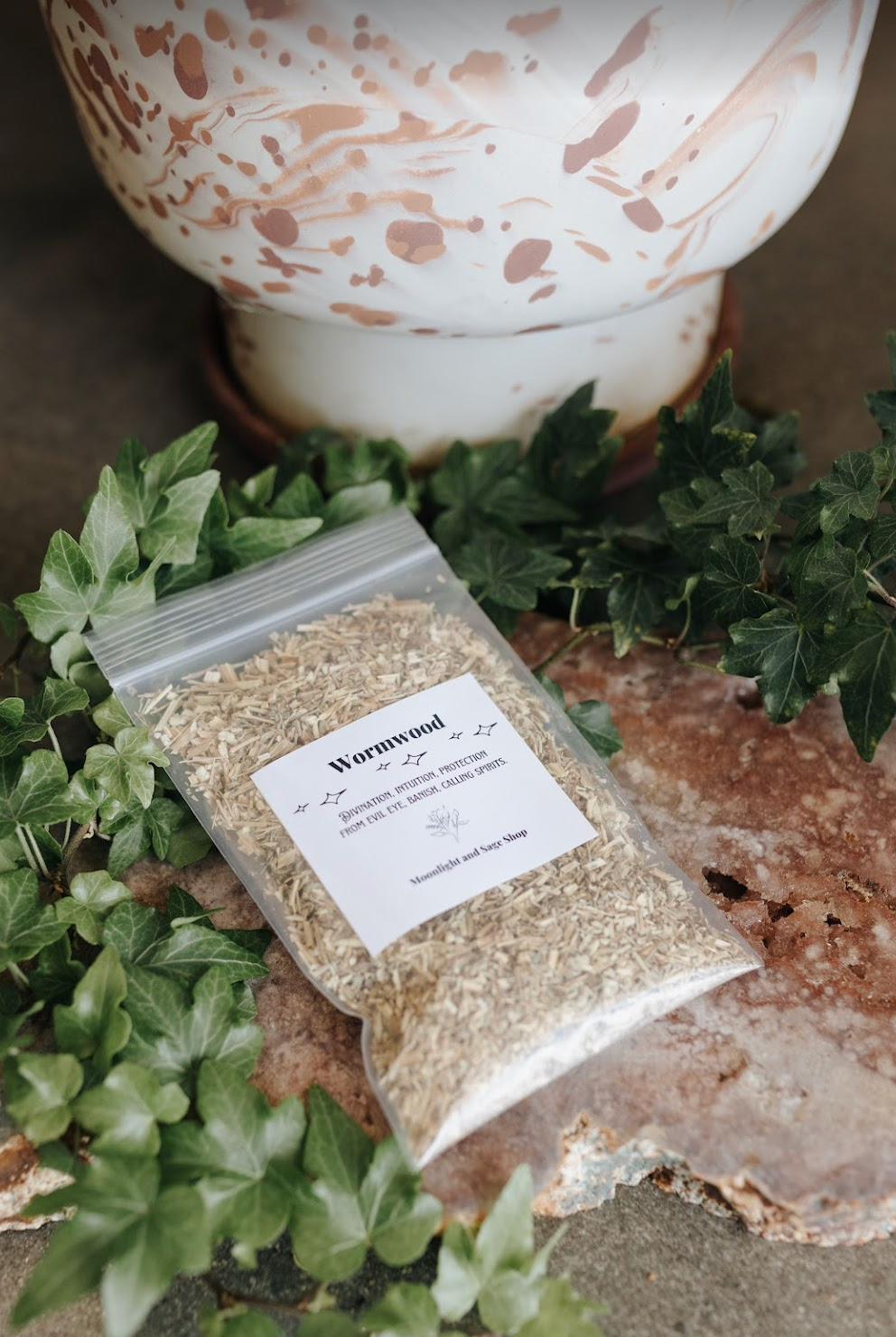 Wormwood Herb 1 Oz (Divination, Intuition, Banishing, Protection from Evil Eye)