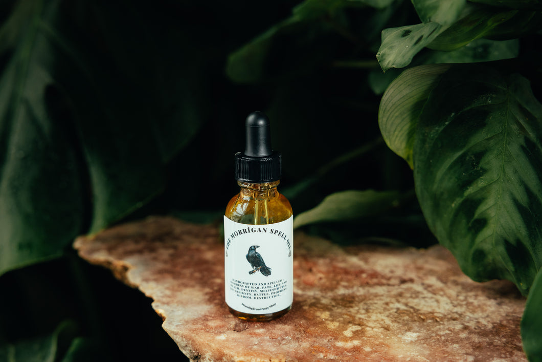 The Morrigan Celtic Deity Ritual Spell Oil