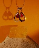 Red Shell Enchanted Vanessa Necklace