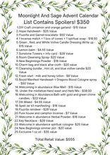 Load image into Gallery viewer, 2025 Moonlight and Sage Witchy Advent Calendar $350 + Crystal &amp; Witchcraft Advent Calendar - PRESALE
