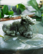 Labradorite Dragon Crystal Carving