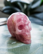 Rose Quartz Skull Large Crystal Carving