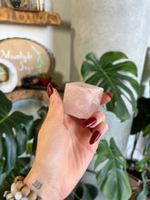 Load image into Gallery viewer, Rose Quartz Cube Crystal (ONLY ONE IN STOCK)
