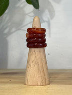 Dark Carnelian Crystal Ring