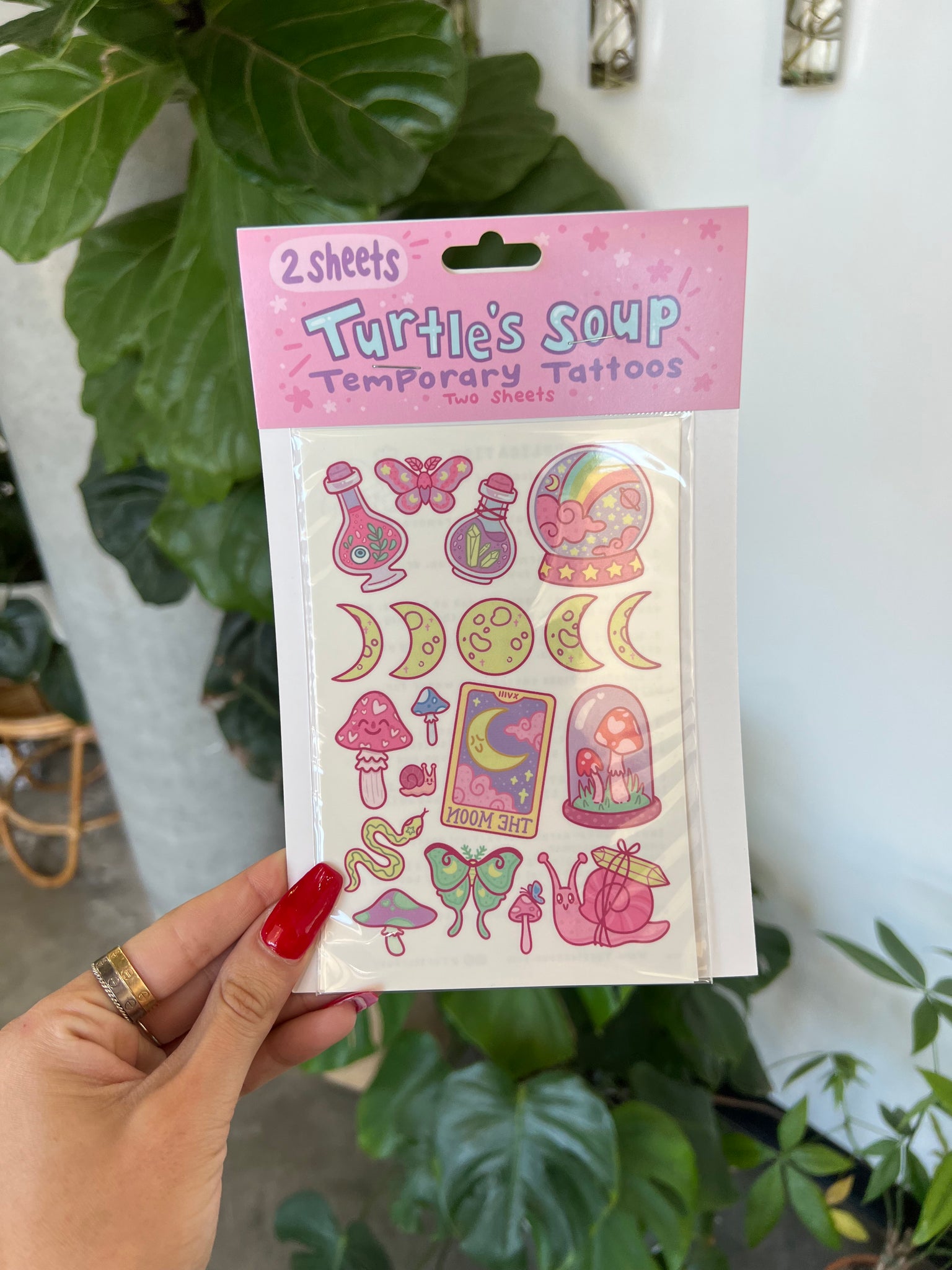 Moonlight And Sage Shop Temporary Tattoos
