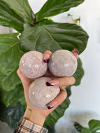 Intuitively Picked Pink Amethyst Crystal Sphere