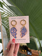 Soulmate Split Heart Keychain