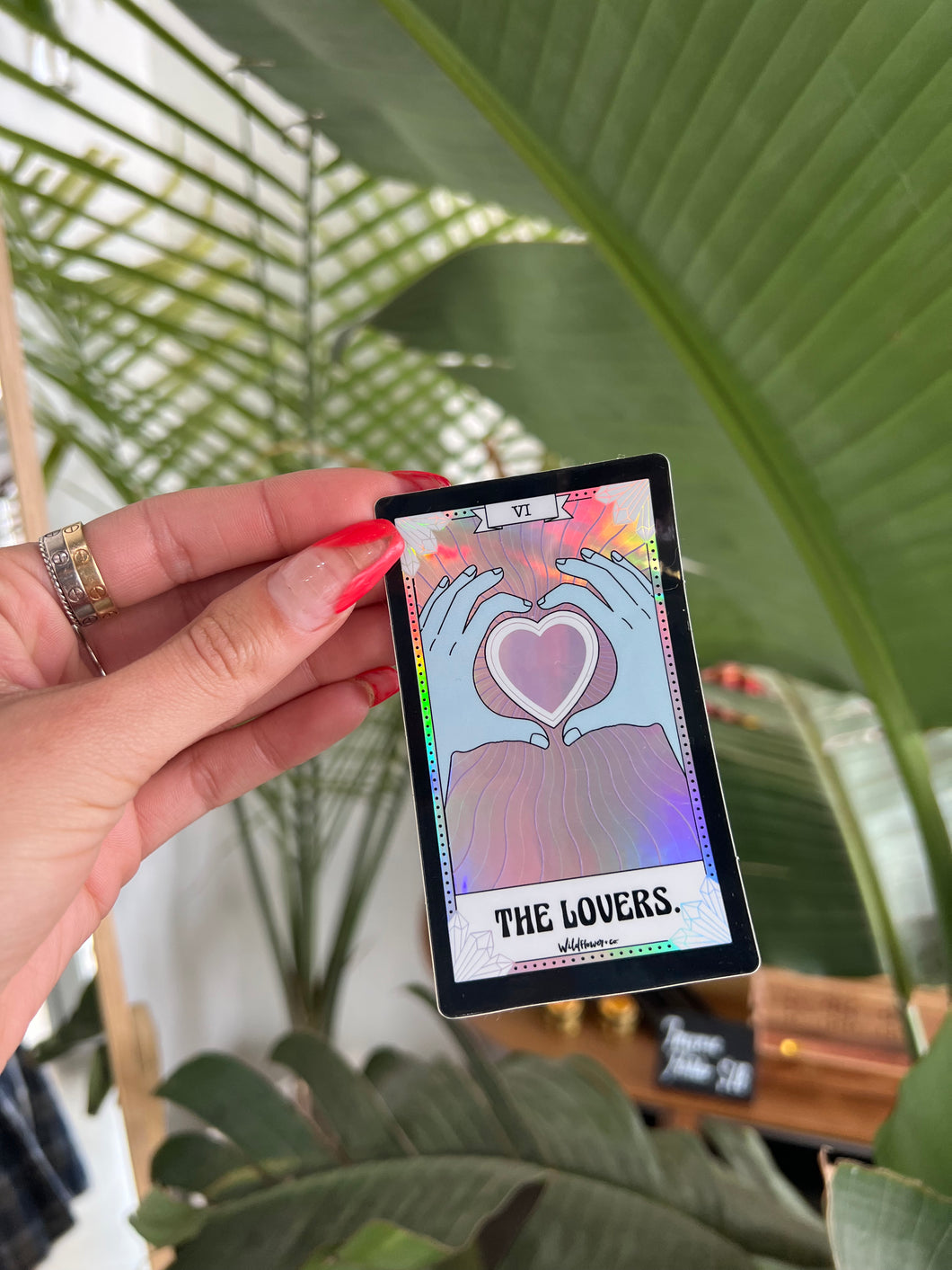 Tarot Card Sticker - The Lovers