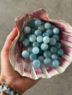 Aquamarine Crystal Sphere