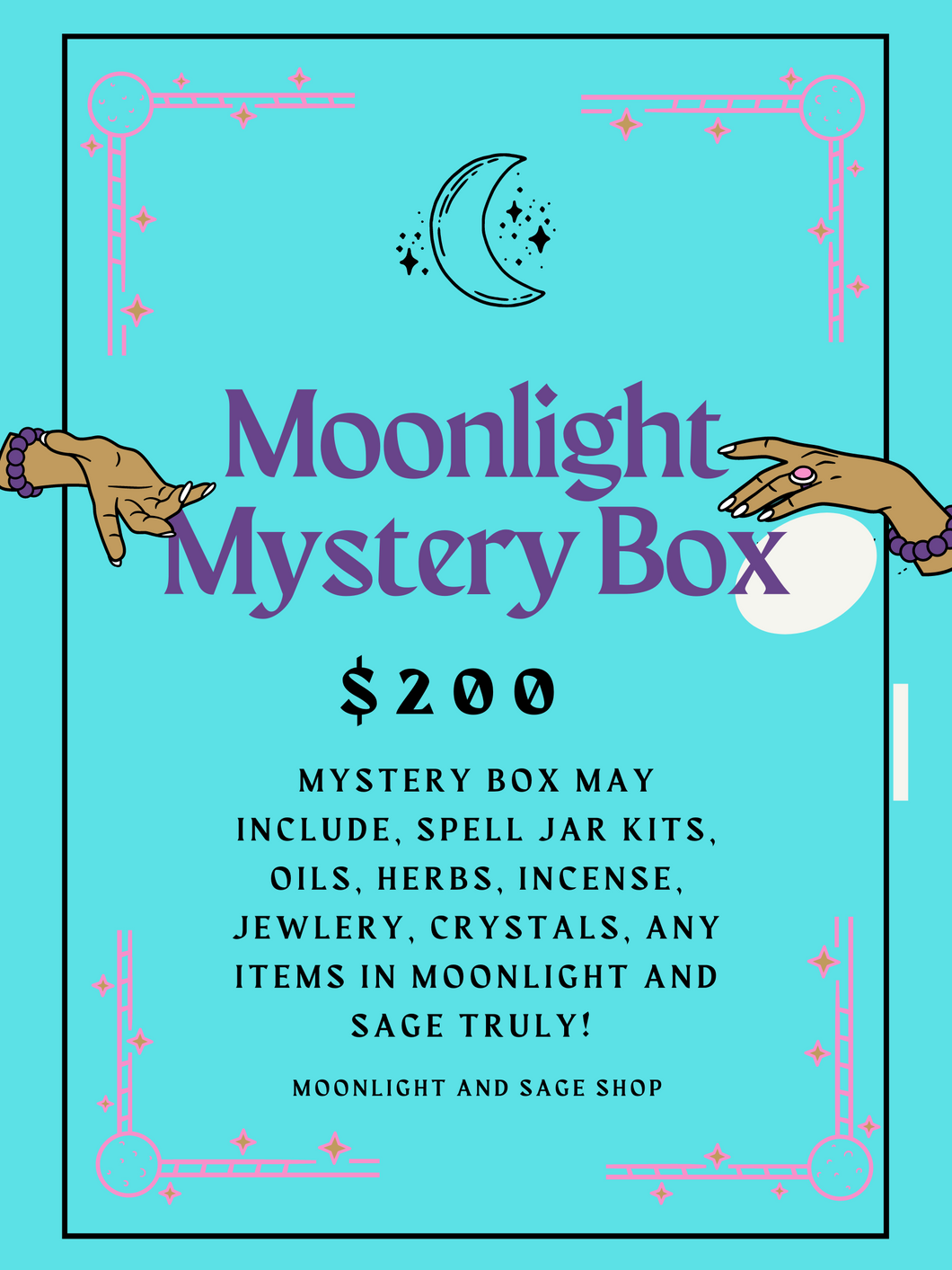 $200 Moonlight Mystery Witchcraft Bag