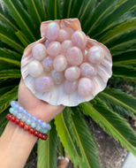 Aura Rose Quartz Tumble