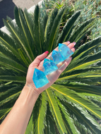 Blue Aura Clear Quartz Point