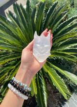 Load image into Gallery viewer, Selenite Mask Crystal Carving - (LAST 2 IN STOCK)
