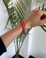 Protection Against Evil Eye - Peony Seeds Bracelet 3 ROWS